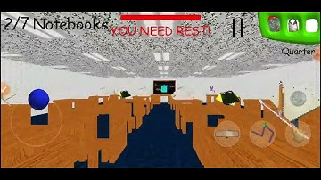 Finding secret room in baldi basics classic and getting 7 notebooks in classic mode.