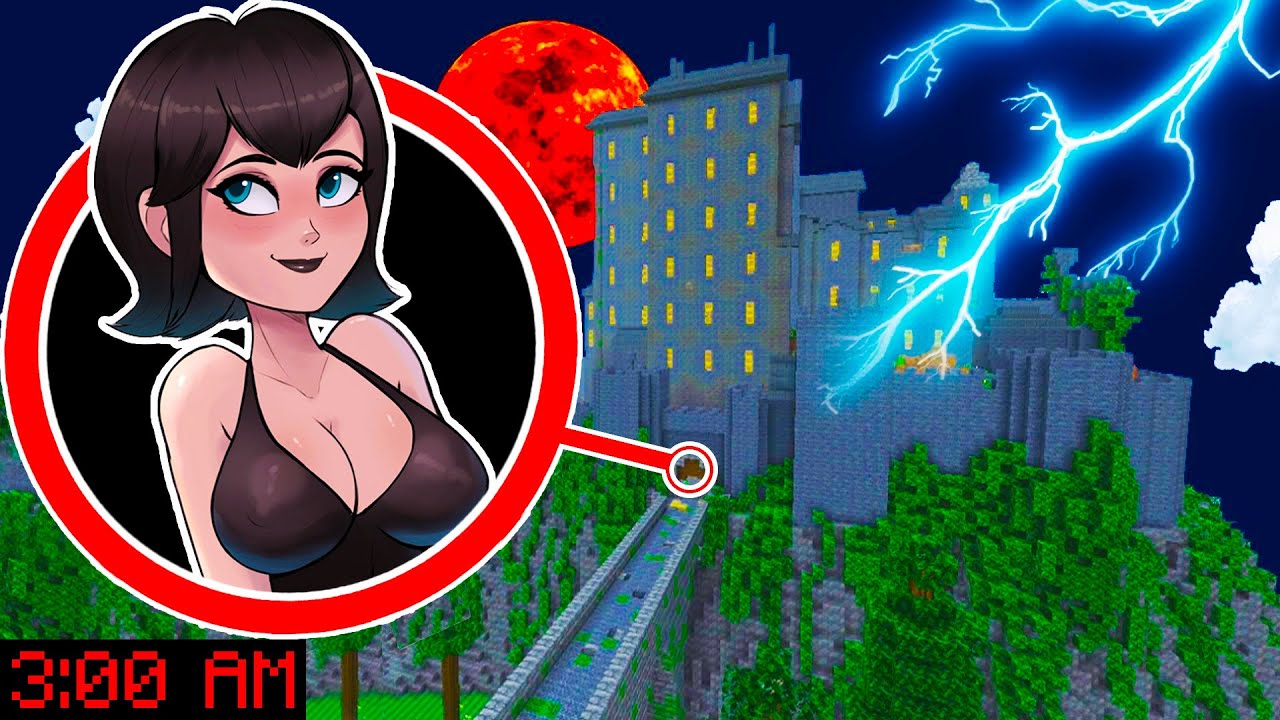 ¿Qué hay dentro de la base secreta de HOTEL TRANSYLVANIA en Minecraft?