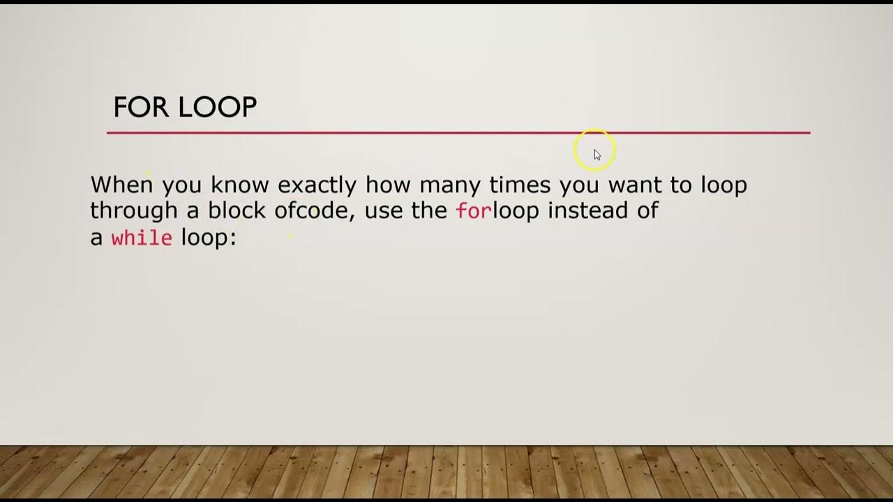 Loops in C | for Loop | syntax with example program | - YouTube