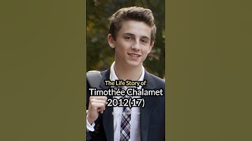 The Life Story of Timothée Chalamet🎥 #TimotheeChalamet #history #evolution #Dune