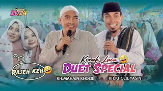 Ceramah Lucu KH.Kholil Yasin & KH.Mahain Kholil || Lagu Jerajeh