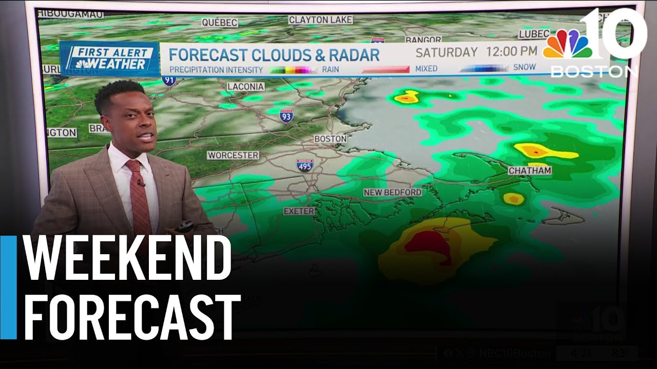 A rainy start to the weekend, but not a total washout - YouTube