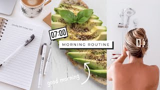 7AM MORNING ROUTINE Vlog! Simple, productive + healthy habits that start my day