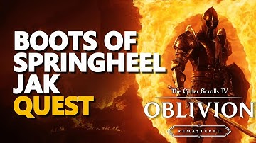 Boots of Springheel Jak The Elder Scrolls IV Oblivion Remastered