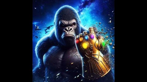 Kong vs Thanos #marvel #godzilla #kong #avengers #godzillavkong #shorts