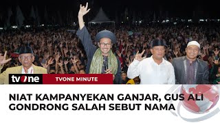 HEBOH! Ceramah Gus Ali Gondrong Salah Sebut Nama Capres, Malah Kampanyekan Prabowo | tvOne Minute