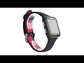 Armitron: Digital Chronograph Square Dial Watch with Black Resin Strap & Red Accents- 40/8417BRD