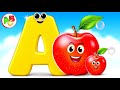 ABC Alphabet Song for Kids 🎵 | A to Z Phonics & Letter Sounds | Learn ABC with Fun | A is For Apple