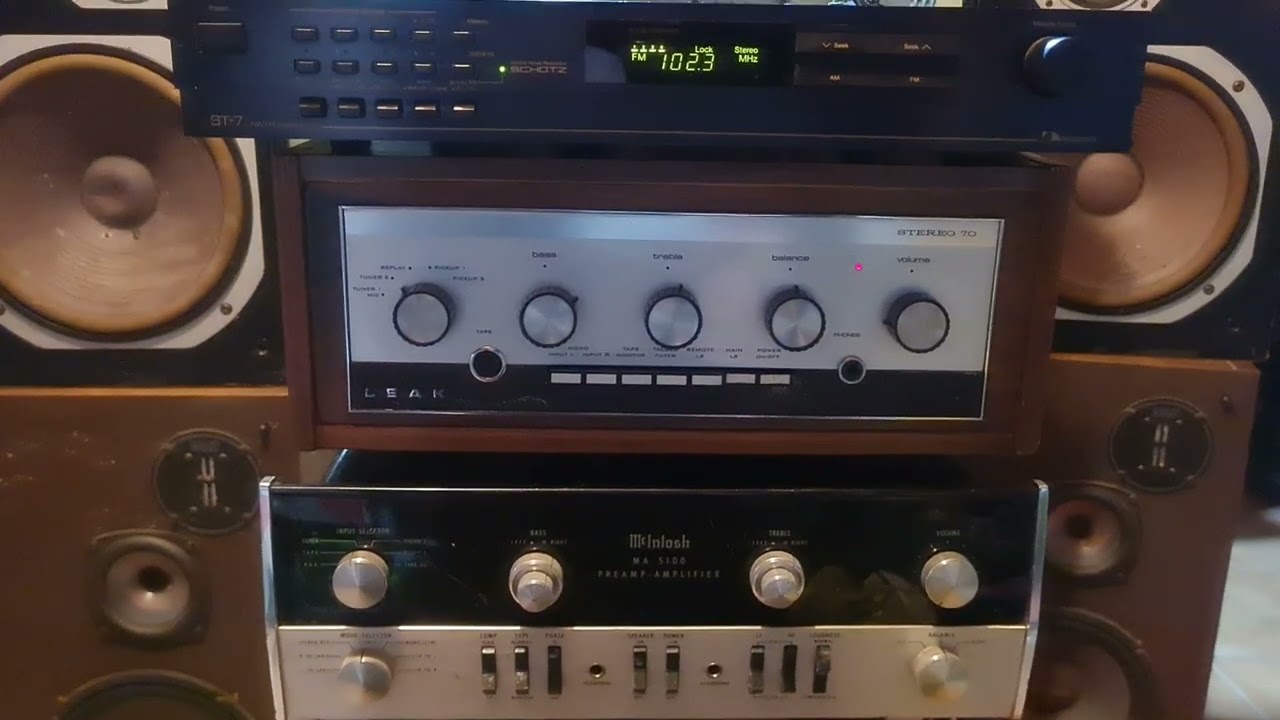 LEAK STEREO 70 AÑO 69 AUDIOFILO YAMAHA NS 590 TUNER NAKAMICHI ST 7 " NELSON PASS"  FM 102.3 ASPEN