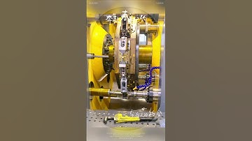 multiple spindle transfer machine #cnc #machine #copper #manufacturing #valve #robot