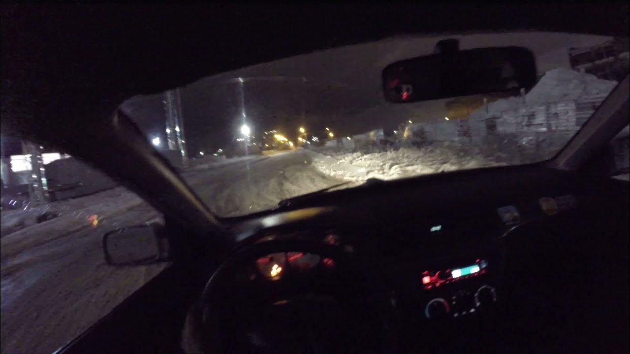Лансер 9 дрифт зима