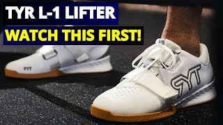 The BEST Shoe for Wide Feet? 🏋️‍♂️ TYR L-1 Lifter Review & Squat Test (Squat University Design)