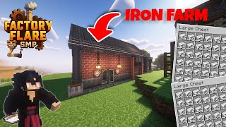 I made an IRON FARM in Minecraft Create Mod! [#3]