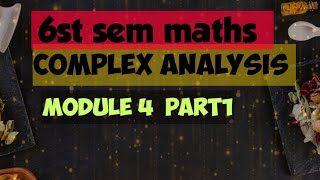 Celebrity 6th sem complex analysis module 4 Wealth