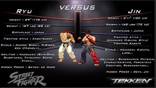 Ryu Vs Jin Kazama