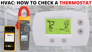 HVAC: How To Check A Thermostat With a Multimeter (Thermostat Troubleshooting) Is It Bad? Explained!