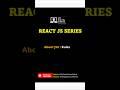 JSX - Rules | Part 1 | ☝️ Full Video #reactjs #jsx #shortvideo