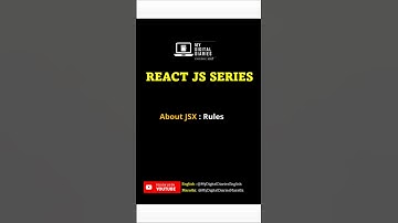 JSX - Rules | Part 1 | ☝️ Full Video #reactjs #jsx #shortvideo