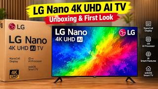LG Nano 4K UHD AI TV Unboxing & First Look | Premium 43 inch Smart TV LG 885 | 43NU885BPLA