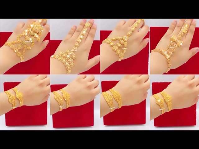 Latest Gold Bracelet Design 2023 / Gold Bracelet Design With Price And  Weight / Gold Ladies Bracelet - YouTube