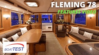 Fleming Yachts 78 (2021) - Features Video by BoatTEST.com