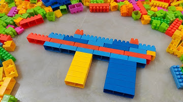 Satisfying DIY Gun ASMR building blocks/block game/lego building blocks#asmr#buildingblocks#lego
