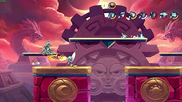 Brawlhalla - 1 Player vs 7 Hard Bot Deads&Kills#1