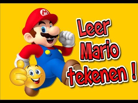 Hoe teken je Mario? Kinderen leren tekenen