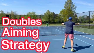 Where To Aim Low Volleys vs High Volleys In Tennis (Doubles Aiming Strategy)