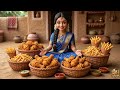 Miniature Woman Massive KFC Chicken Fry &amp; French Fry Cooking ASMR | India Village Tiny Kitchen Story