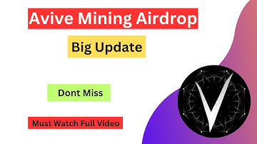Avive Mining Airdrop | ফ্রিতে মাইনিং করে আয় | Avive World | Avive Mining Update #airdrop #avive
