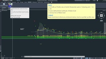 (V1.0) NTCL_BlockFromExcel (AutoCAD® Attribute block refs. creation from Microsoft® Excel®) - Mode 1