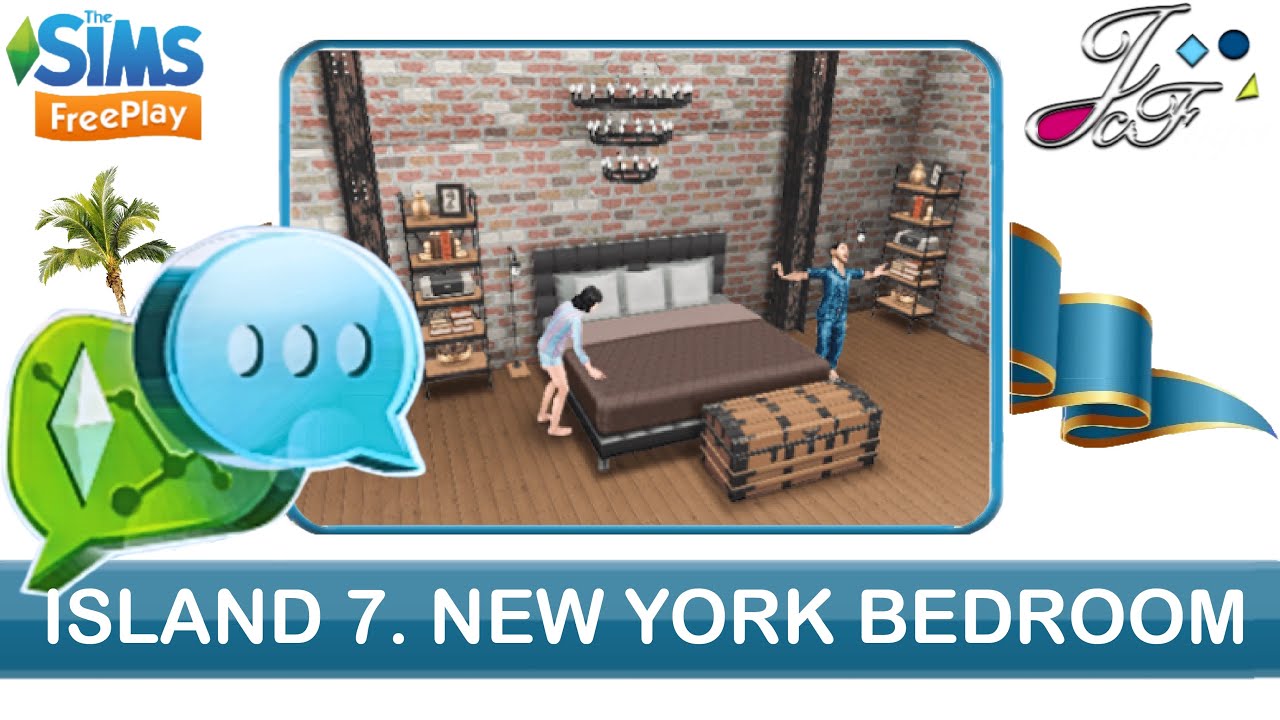 Sims FreePlay 🏢🗽 🛌 INFLUENCE ISLAND SE. 7 NEW YORK BEDROOM (Early