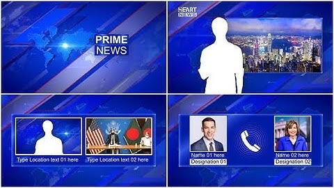 News Broadcast Package AFTER EFFECTS Template Videohive 31827600