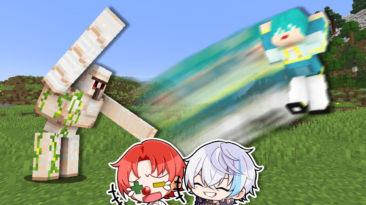 【マイクラ】ノックバック100倍の世界でサバイバルは出来るのか？【マインクラフト】