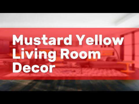 Mustard Yellow Living Room Decor