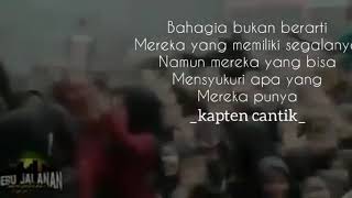 Story wa usaplah air matamu(;