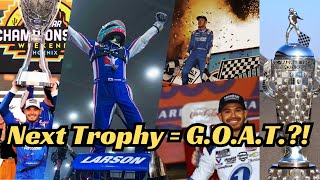 Can Kyle Larson be the GOAT if he wins the Indy 500?! | Let's Talk About It