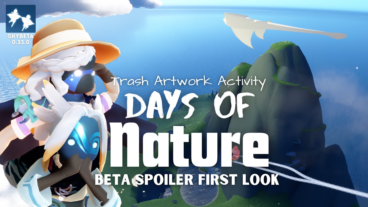 ⚠️ Sky: Days of Nature (BETA SPOILERS) – New Items & Trash Cleanup Activity First Look 🌊