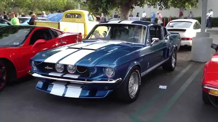 See and hear this 1967 Shelby Mustang Tunnel Port 427 GT 500