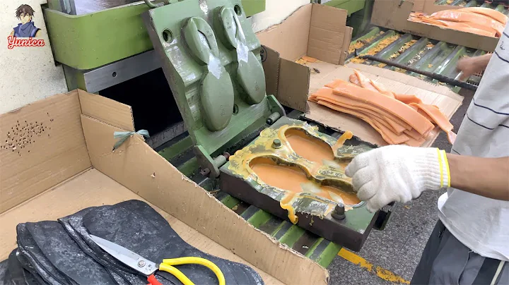 Mass production process of rubber and EVA synthetic soles. Shoe sole factories in China - DayDayNews