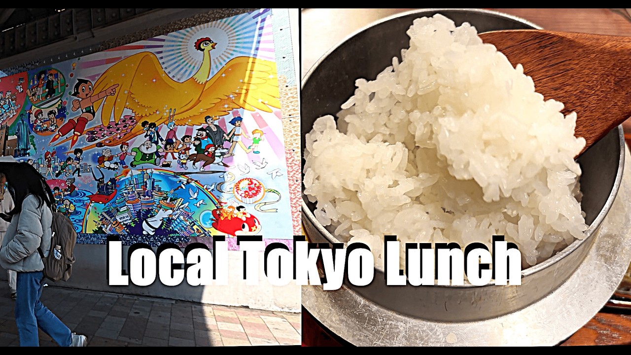 Takadanobaba Walk | Anime Street & Fresh Rice Set Meal in Tokyo