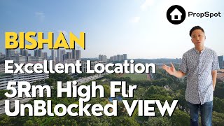 102 Bishan Street 12- Beautiful, High Floor Unit at 1302Sqft | Unblock View | District 20