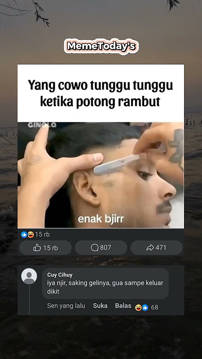 Asli enak bet KLO udh dibagian itu, geli² gmn gitu😅 #meme #lucu