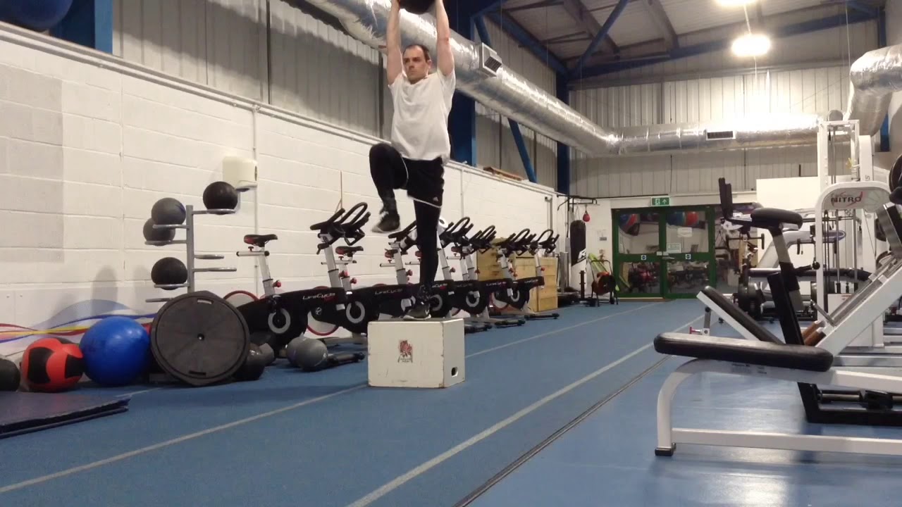 Reverse Lunge to ‘Pop’ Step Up - YouTube