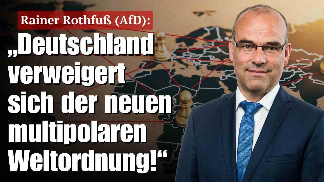 Rainer Rothfuß (AfD): „Deutschland verweigert sich der neuen ...