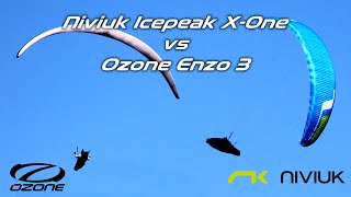 Test flight Niviuk Icepeak XOne & Ozone Enzo 3