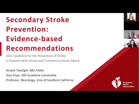 Secondary Stroke Prevention: Evidence-based Recommendation