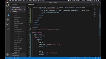 Modifikasi Header & Spacing Bootstrap Tutorial Vue JS
