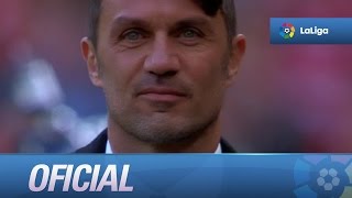 Paolo Maldini recibe el One-Club Man Award del Athletic Club